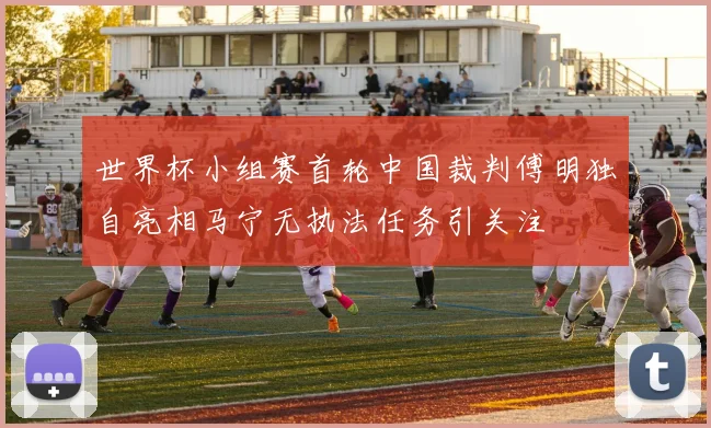世界杯小组赛首轮中国裁判傅明独自亮相马宁无执法任务引关注